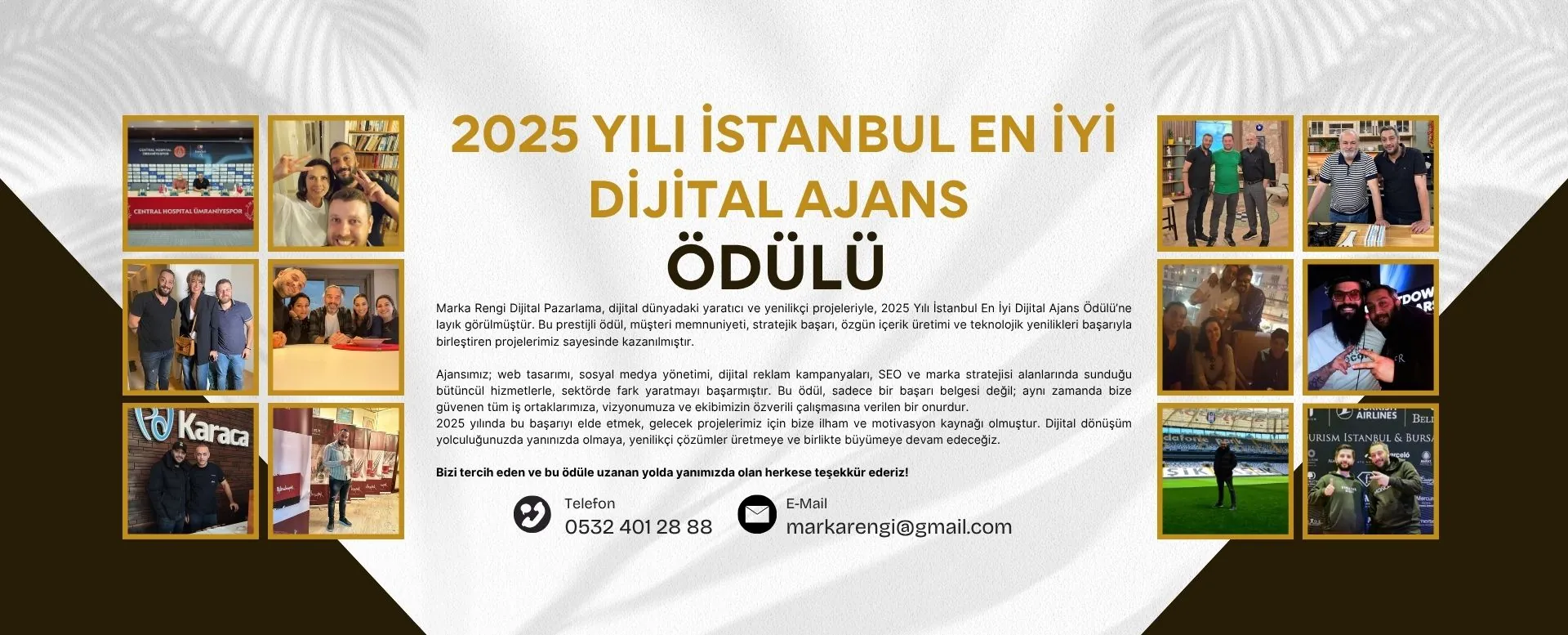 2025 Yılı İstanbul En İyi Dijital Ajans Ödülü — Marka Rengi duyurusu